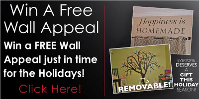 Win a Free Wall Appeal Removable Vinyl Decal